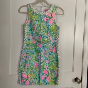 Lily Pulitzer shift dressed side 0 print Coconut jungle